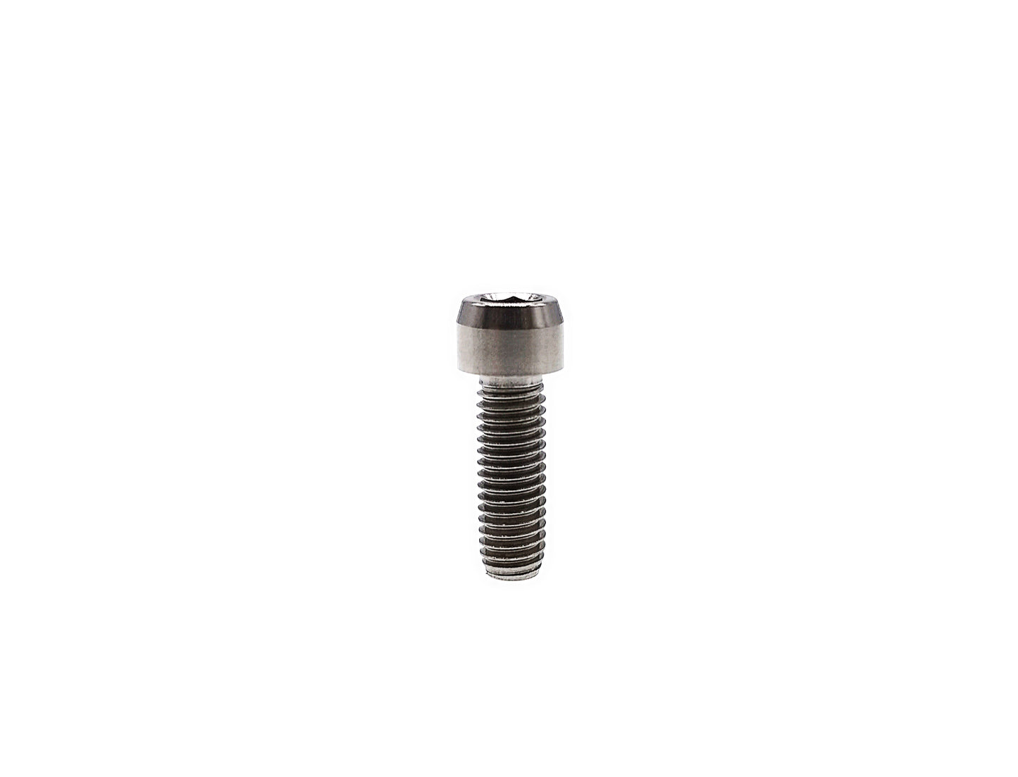 Titanium Bolt M6x10 15 20 25 30 35 40 45 50mm Chamfered Column Hex Socket Head Screw for Bicycle,Pitch 1mm, by Tianswer