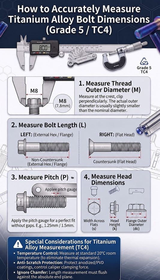 Fastener Metrology: How to Measure Bolt Length, Diameter & Thread Pitch (Metric & Imperial Guide)