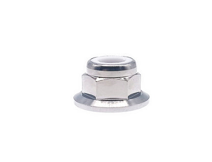 Titanium Nut M6 M8 M10 M12 Flange Nylon Insert Hex Lock Nuts ,Pitch 1/1.25/1.5mm,by Tianswer