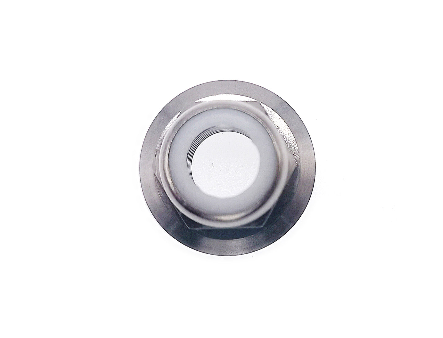 Titanium Nut M6 M8 M10 M12 Flange Nylon Insert Hex Lock Nuts ,Pitch 1/1.25/1.5mm,by Tianswer