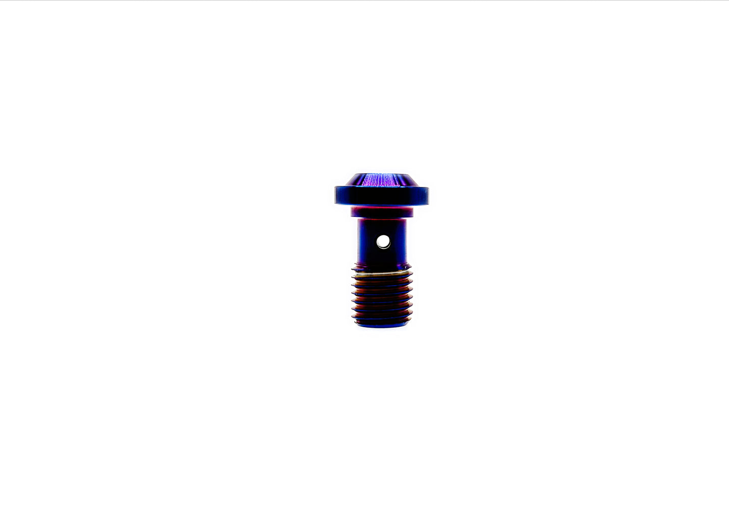 Titanium Bolt M10x19mm Flying Saucer Single Hole Torx Head Caliper Oil Pipe Screw for Brembo Motorcycle,Pitch 1/1.25mm , by Tianswer