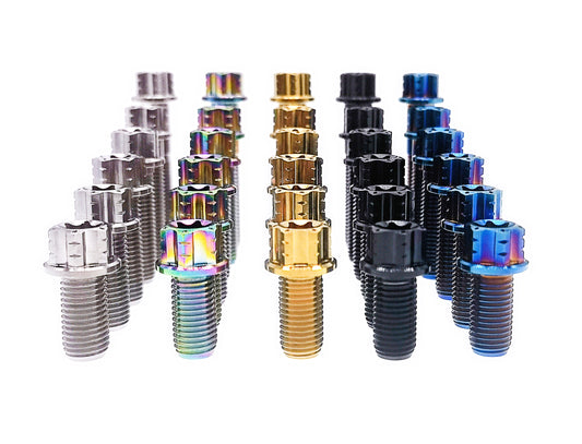Titanium Bolt M10×20 25 30 35 40 45 50 55 60 65 70mm Flange Torx T50 Head Screw for Motorcycle,Center axle,Engine,Pitch 1.5mm,by Tianswer