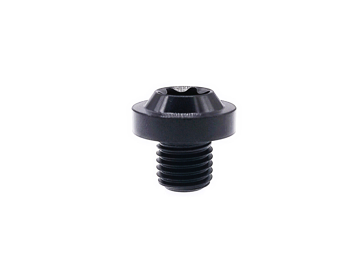 Black titanium M10 Torx T50 flying saucer head bolt for motorcycle