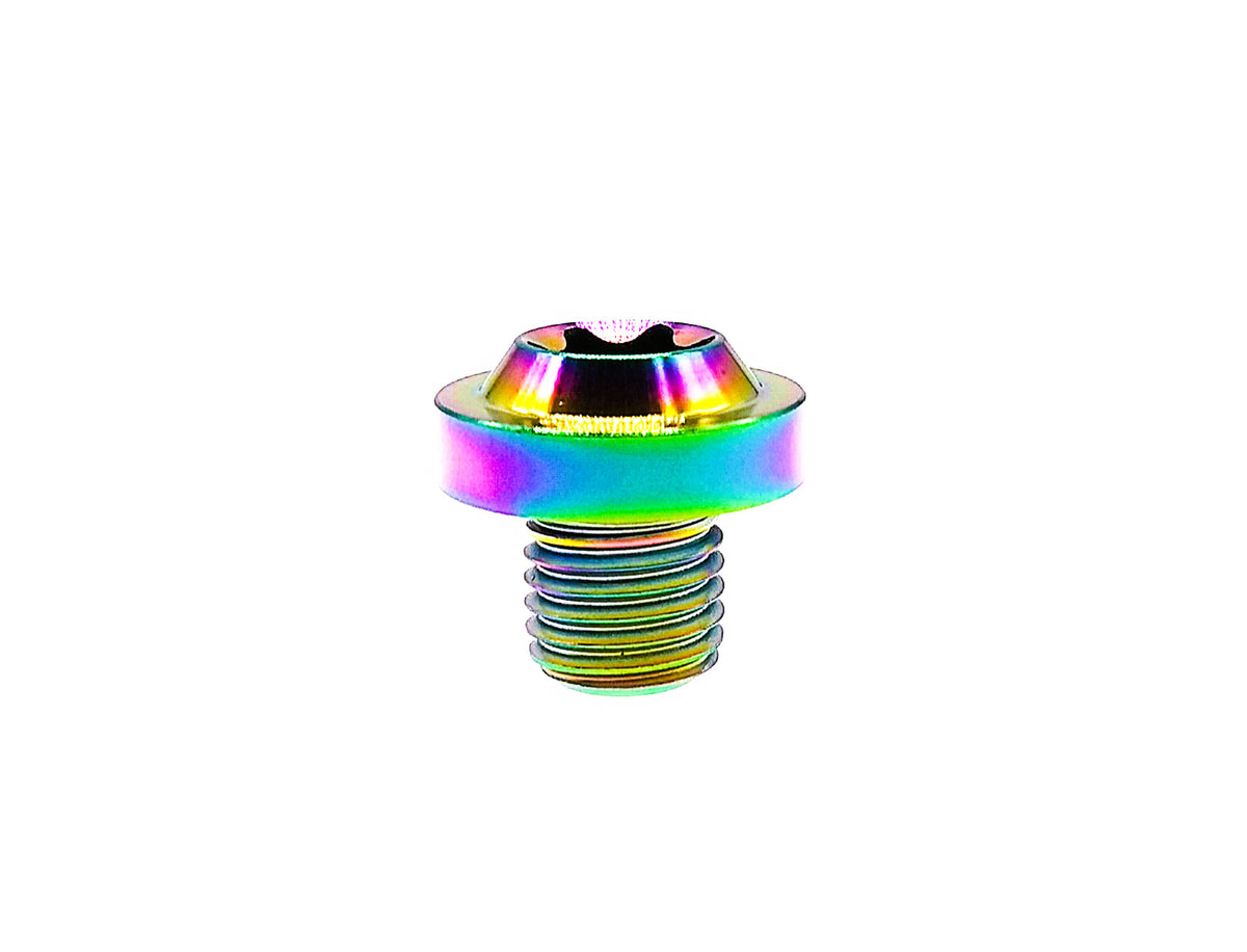 Rainbow titanium M10 Torx T50 saucer head bolt for bicycle and car use