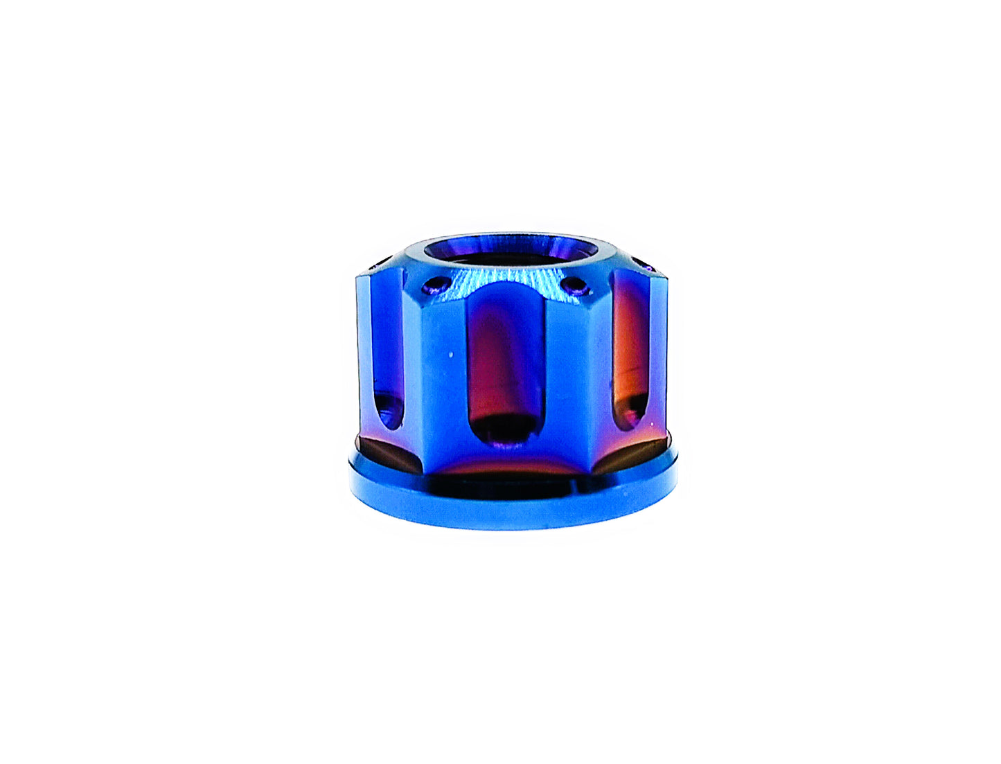 Titanium Nut M6 M8 M10 M12 M14 M16 Flange Fancy Rear Axle Nut for Mountain bike motorcycle car modification ,Pitch 1/1.25/1.5mm, by Tianswer