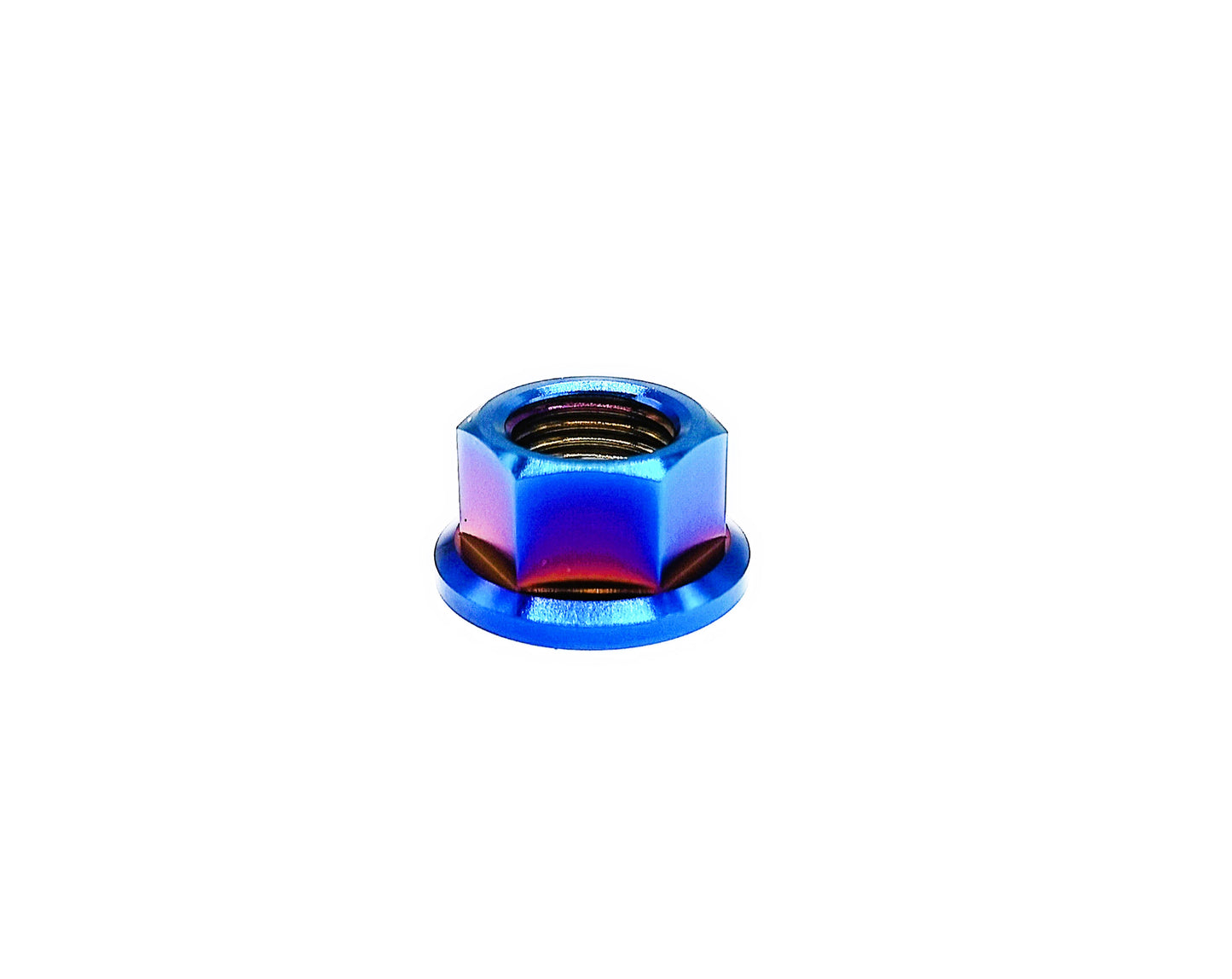 Titanium Nut M10 M12 Flange Hex Nut for Bike Motorcycle Car,Pitch 1/1.25/1.5/1.75mm,by Tianswer