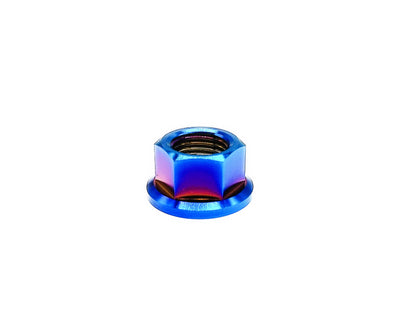 Titanium Nut M10 M12 Flange Hex Nut for Bike Motorcycle Car,Pitch 1/1.25/1.5/1.75mm,by Tianswer