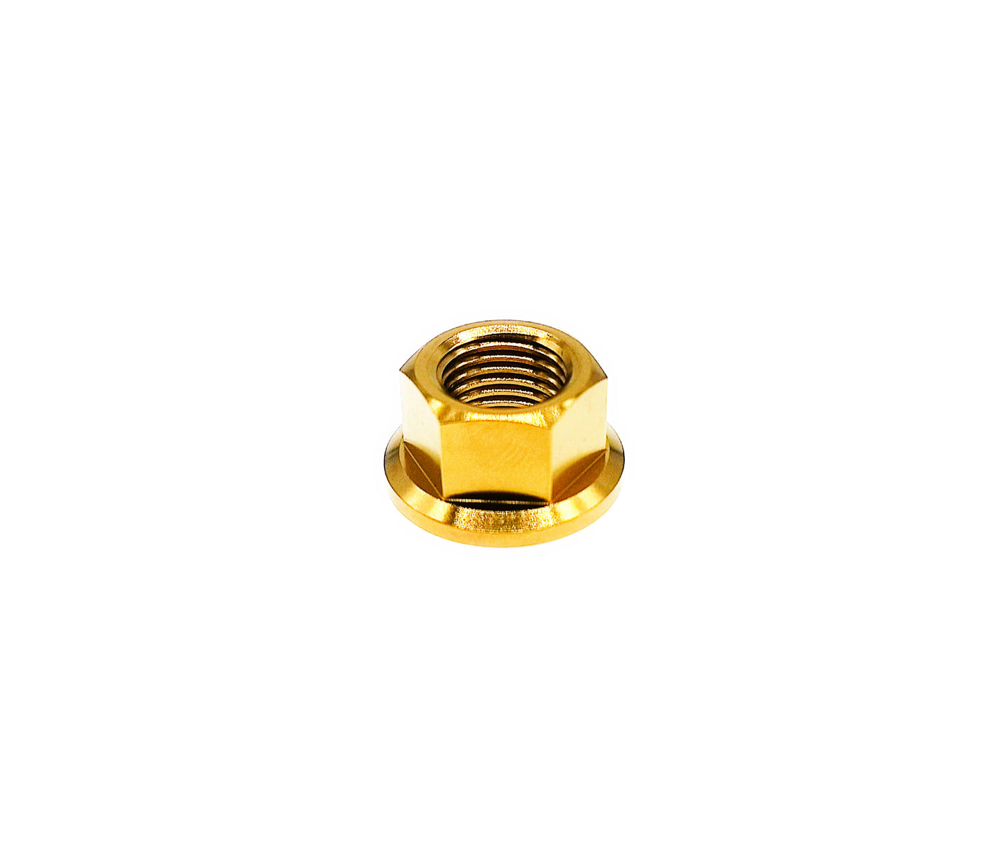 Titanium Nut M10 M12 Flange Hex Nut for Bike Motorcycle Car,Pitch 1/1.25/1.5/1.75mm,by Tianswer