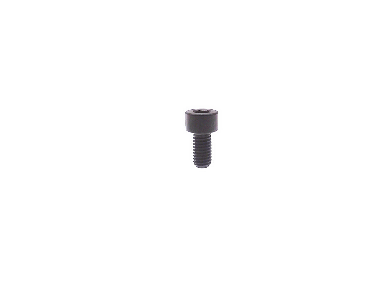 Black anodized titanium M5 DIN912 socket cap screw with 0.8mm thread pitch