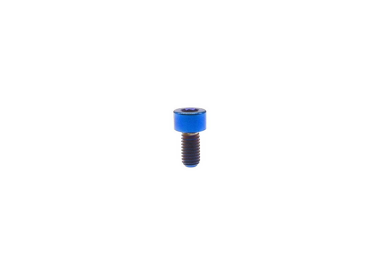 Burn Blue titanium M5 DIN912 socket cap screw for bicycle and motorcycle builds