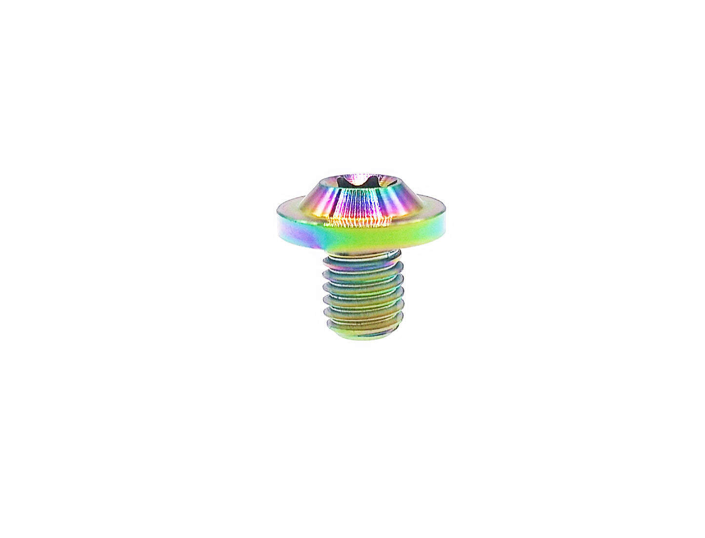 Titanium Bolt M5x10 12 15 20 25 30 35 40mm Flying Saucer Torx T25 Head Screw for Motorcycle Bike Disc Brake,Pitch 0.8mm,by Tianswer