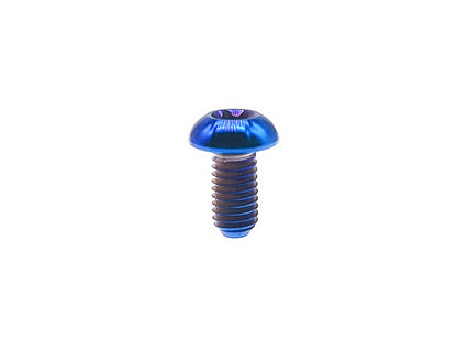 Titanium Bolt M5x10 12 15mm T25 Button Torx Head Screw for Bicycle Disc Brake,Pitch 0.8mm, by Tianswe