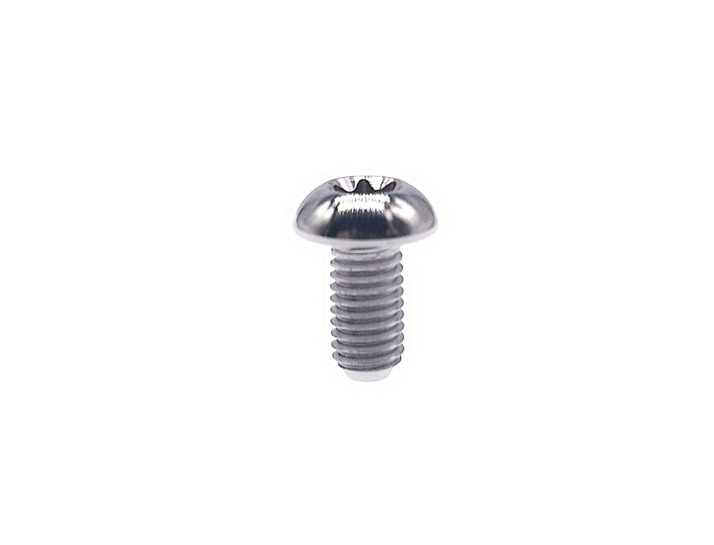 Titanium Bolt M5x10 12 15mm T25 Button Torx Head Screw for Bicycle Disc Brake,Pitch 0.8mm, by Tianswe