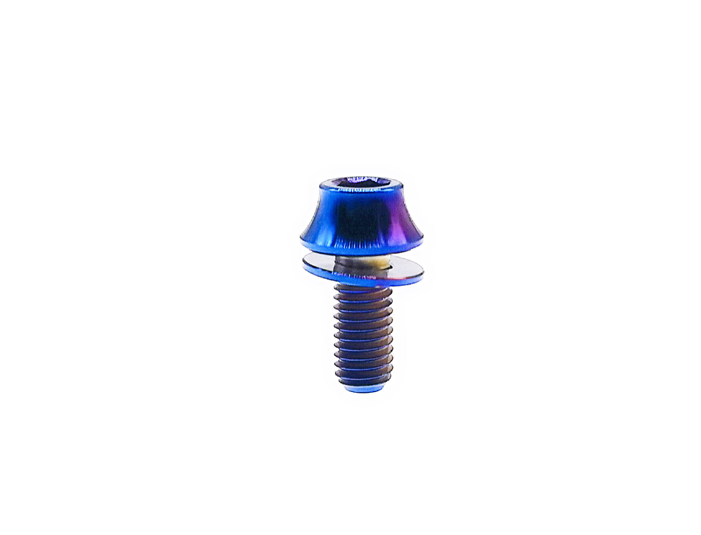 Titanium Bolt M5x12 15mm Hex Socket Head screw for bicycle bottle holder,Pitch 0.8mm, by Tianswer