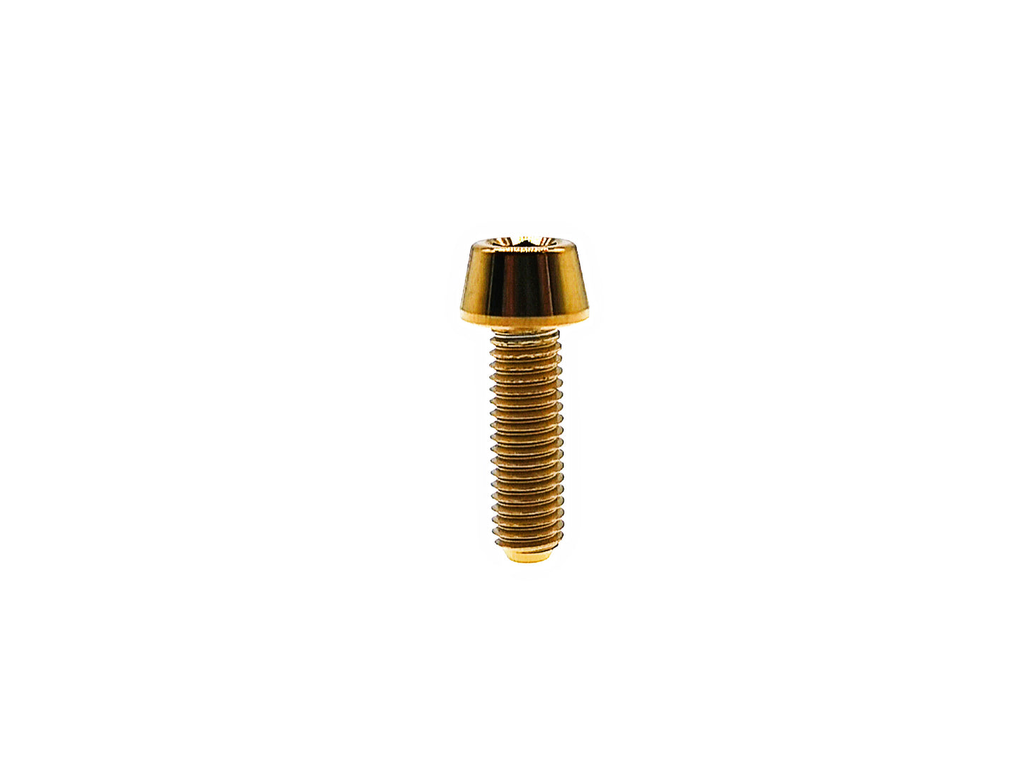 Titanium Bolt M5x10 12 16 18 20 25 30 35 40 45 50 55 60 65 70mm Hex socket cap screw with tapered head for Bike,Pitch 0.8mm, by Tianswer