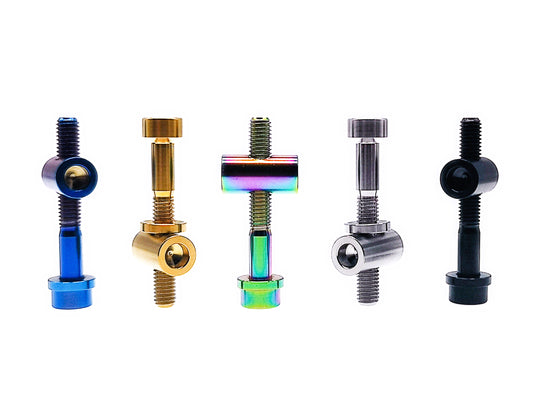 Titanium Bolt M5x30 35 40mm Bicycle Seatpost Screw for Bicycle Replacement Parts,1 Set , by Tianswer