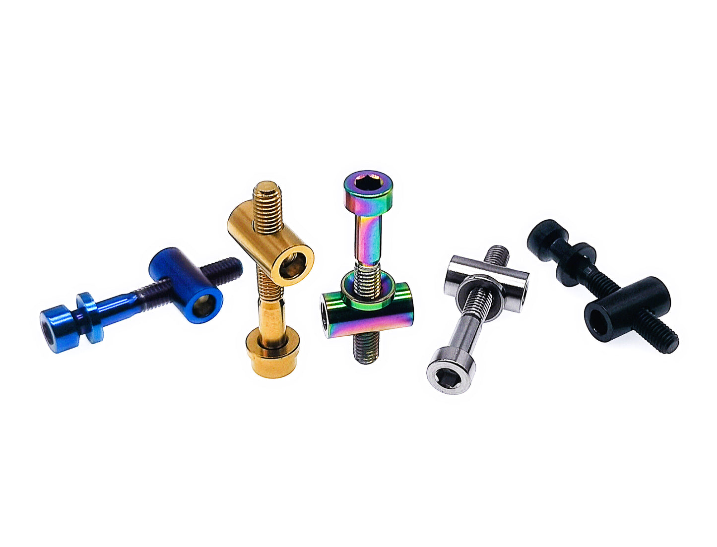Titanium Bolt M5x30 35 40mm Bicycle Seatpost Screw for Bicycle Replacement Parts,1 Set , by Tianswer