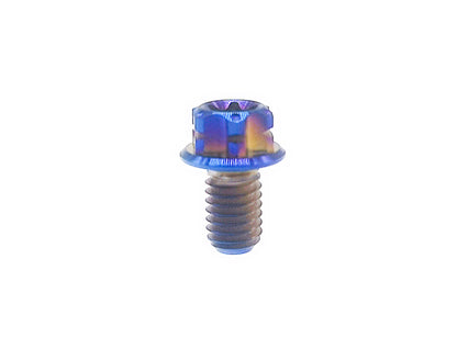 Titanium bolt M6x10 15 20 25 30 35 40 45 50 55 60 65 70mm Flange Torx T30 Head Screw for Bicycle and Motorcycle ,Pitch 1mm,by Tianswer