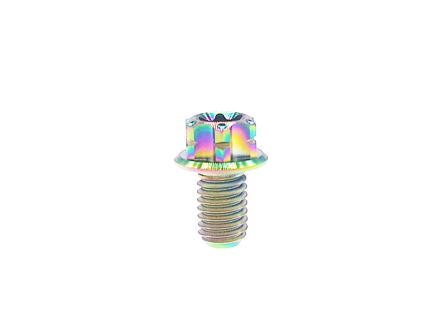 Titanium bolt M6x10 15 20 25 30 35 40 45 50 55 60 65 70mm Flange Torx T30 Head Screw for Bicycle and Motorcycle ,Pitch 1mm,by Tianswer
