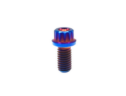 Titanium Bolt M6x10 15 20 25 30 35 40 45 50mm  Bi-Hex/12point Flange Bolts  for Engine,fastening screws,Pitch 1mm,by Tianswer