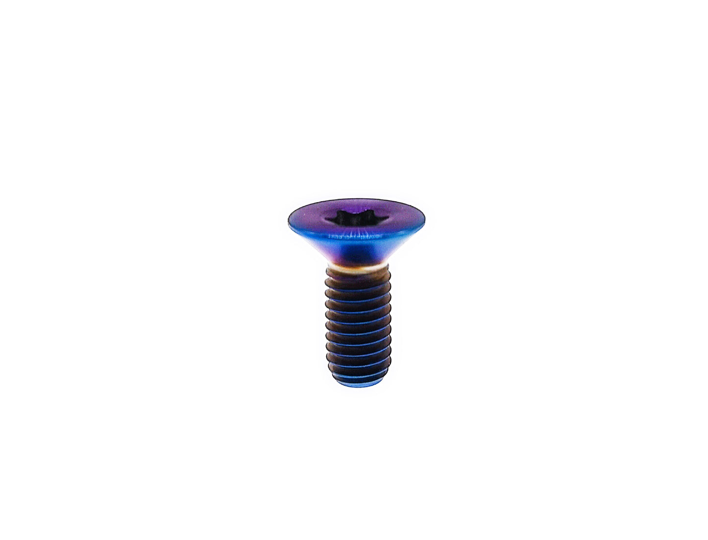 Titanium Bolt M6x10 15 20 25 30mm Full Thread Flat Countersunk Torx T30 Head Screw for Bike ,Steering wheel,Pitch 1mm , by Tianswer