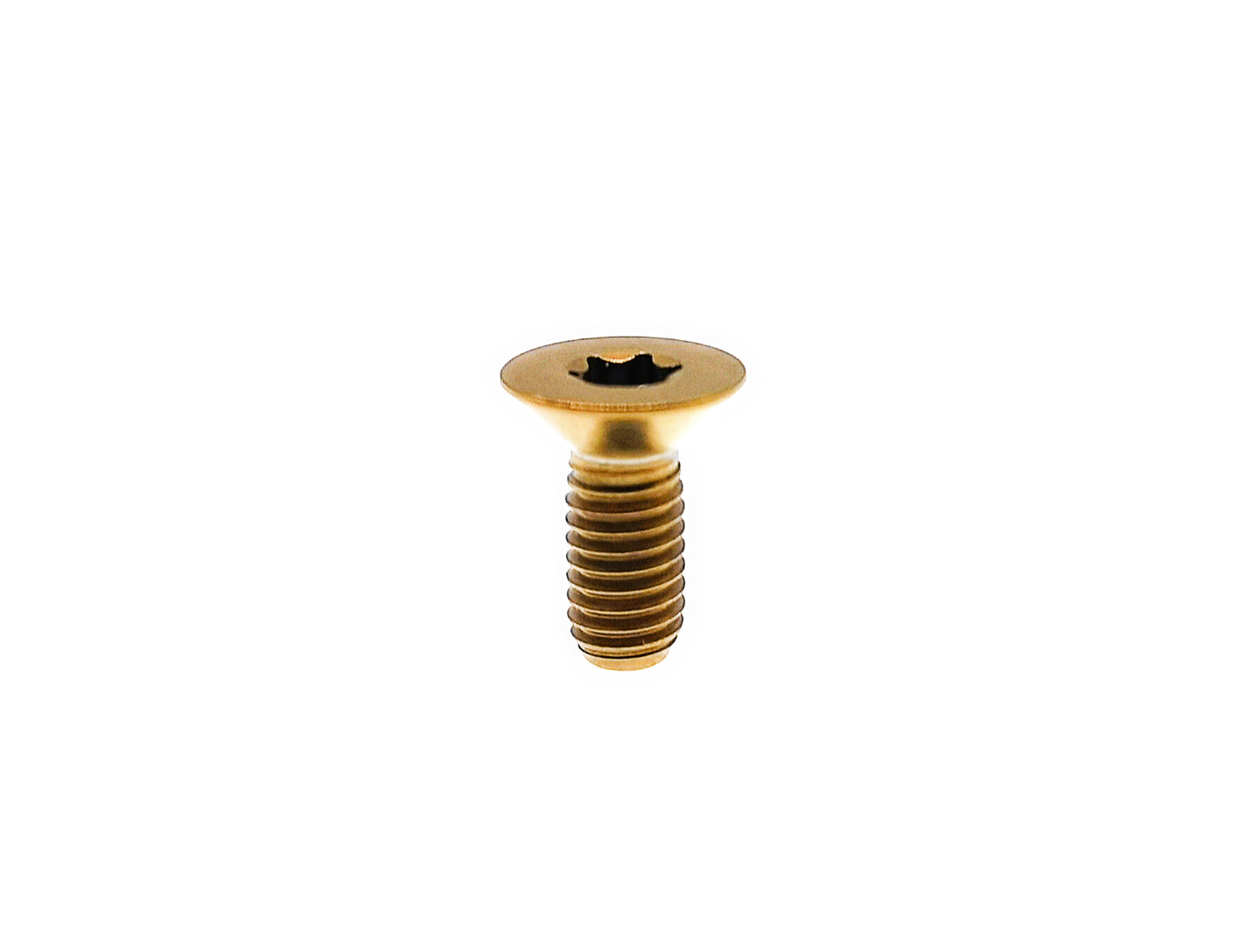 Titanium Bolt M6x10 15 20 25 30mm Full Thread Flat Countersunk Torx T30 Head Screw for Bike ,Steering wheel,Pitch 1mm , by Tianswer
