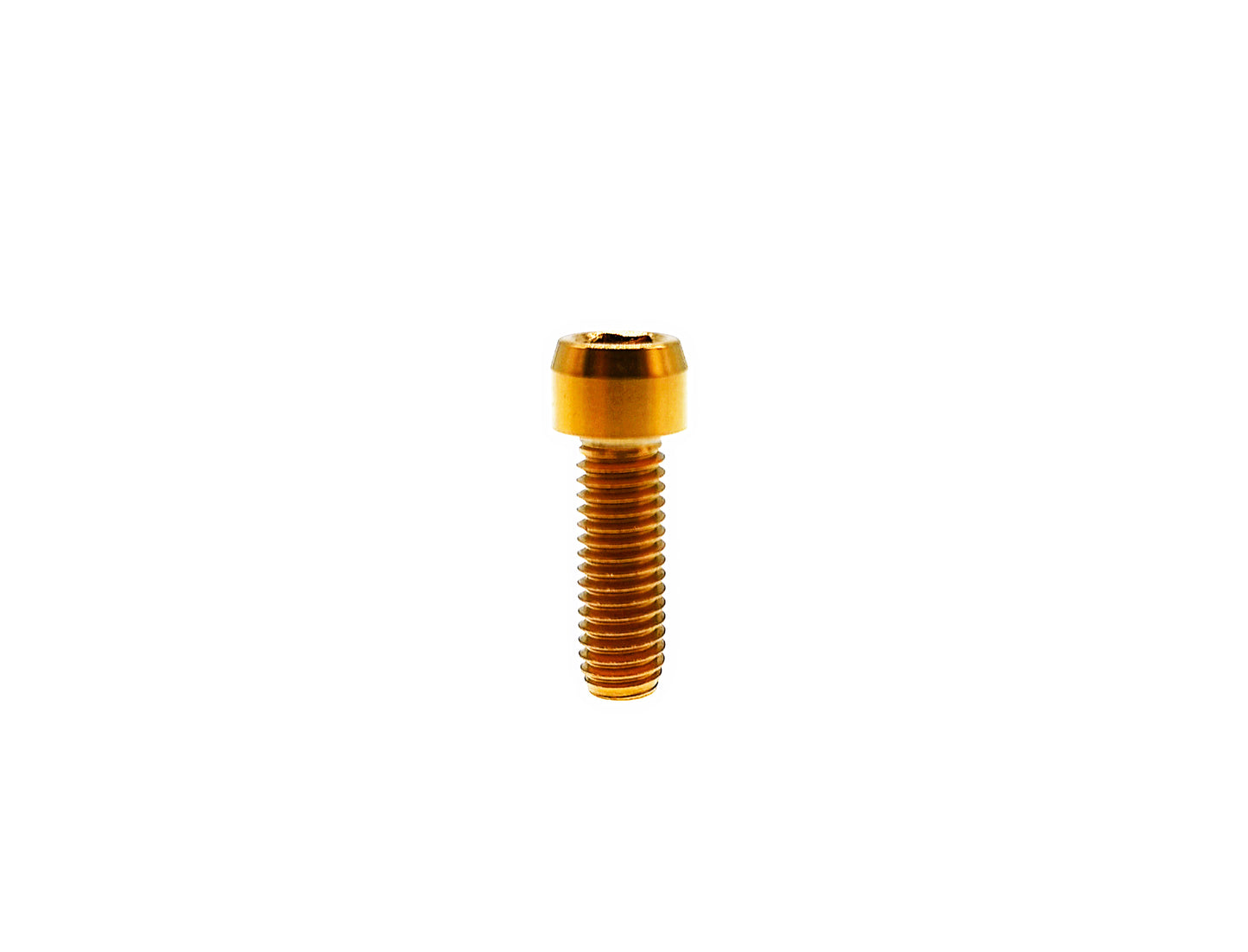 Titanium Bolt M6x10 15 20 25 30 35 40 45 50mm Chamfered Column Hex Socket Head Screw for Bicycle,Pitch 1mm, by Tianswer