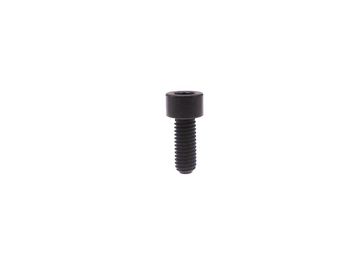 Black anodized titanium M6 DIN912 socket cap screw with 5mm hex socket drive
