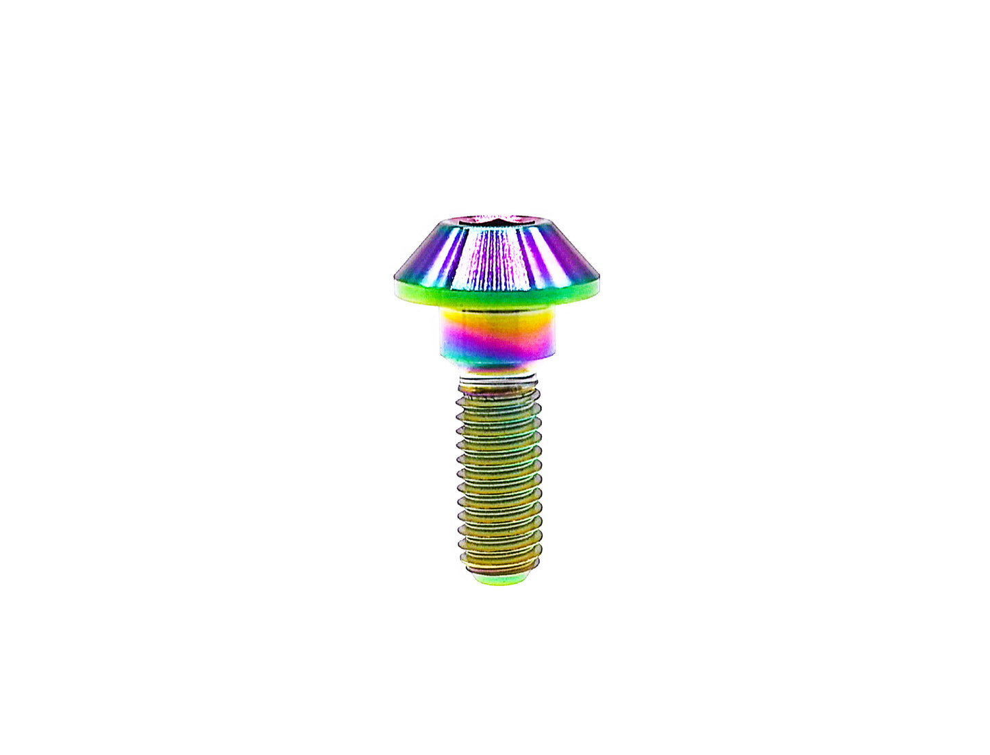Titanium Bolt M6x20 25 30mm Tapered ball Hex Socket Head Screw for Suzuki GSXR Yamaha Motorcycle Brake Disc ,Pitch 1mm,by Tianswer