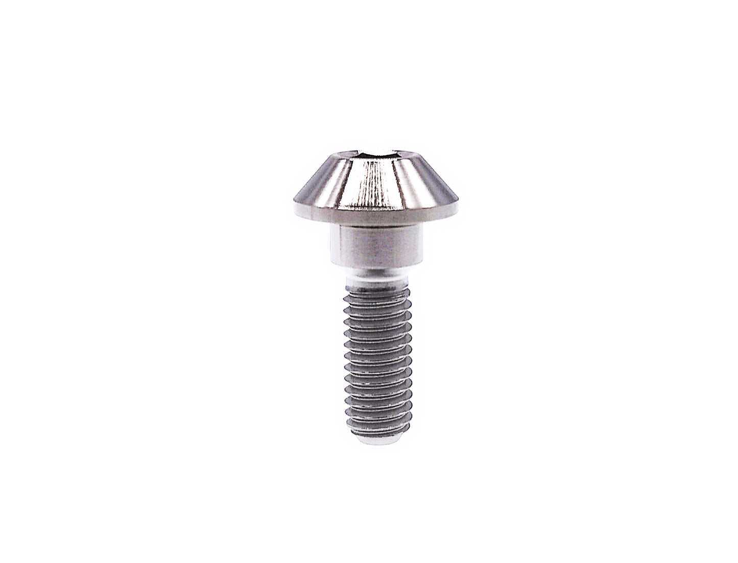 Titanium Bolt M6x20 25 30mm Tapered ball Hex Socket Head Screw for Suzuki GSXR Yamaha Motorcycle Brake Disc ,Pitch 1mm,by Tianswer