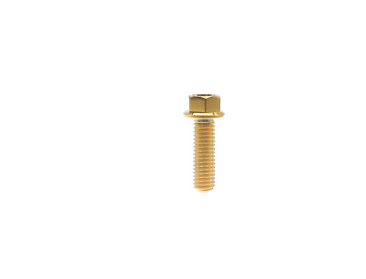 Titanium Bolt M6x10 15 20 25 30 35 40 45 50 55 60 65 70 75 80 85 90mm Small Flange Hex Head Screw for Bicycles and Motorcycles,Pitch 1mm,by Tianswer