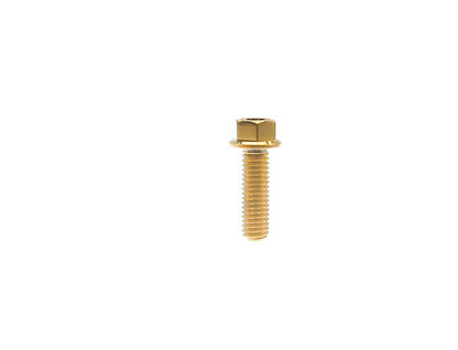 Titanium Bolt M6x10 15 20 25 30 35 40 45 50 55 60 65 70 75 80 85 90mm Small Flange Hex Head Screw for Bicycles and Motorcycles,Pitch 1mm,by Tianswer