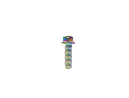 Titanium Bolt M6x10 15 20 25 30 35 40 45 50 55 60 65 70 75 80 85 90mm Small Flange Hex Head Screw for Bicycles and Motorcycles,Pitch 1mm,by Tianswer