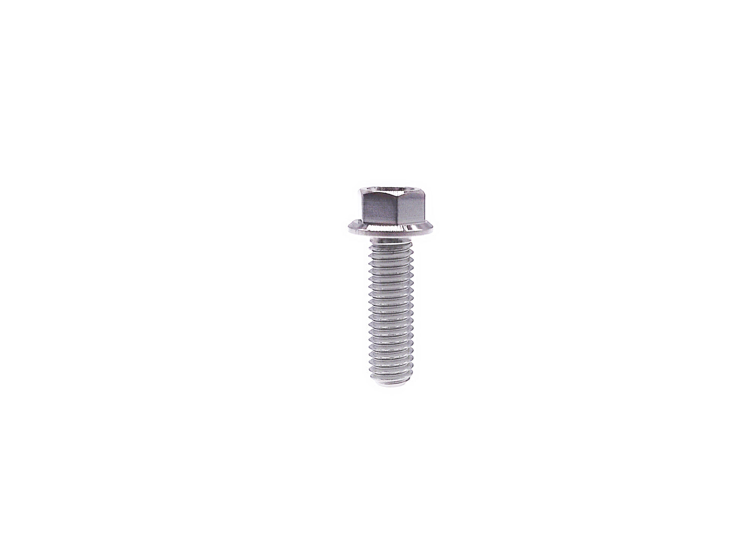 Titanium Bolt M6x10 15 20 25 30 35 40 45 50 55 60 65 70 75 80 85 90mm Small Flange Hex Head Screw for Bicycles and Motorcycles,Pitch 1mm,by Tianswer