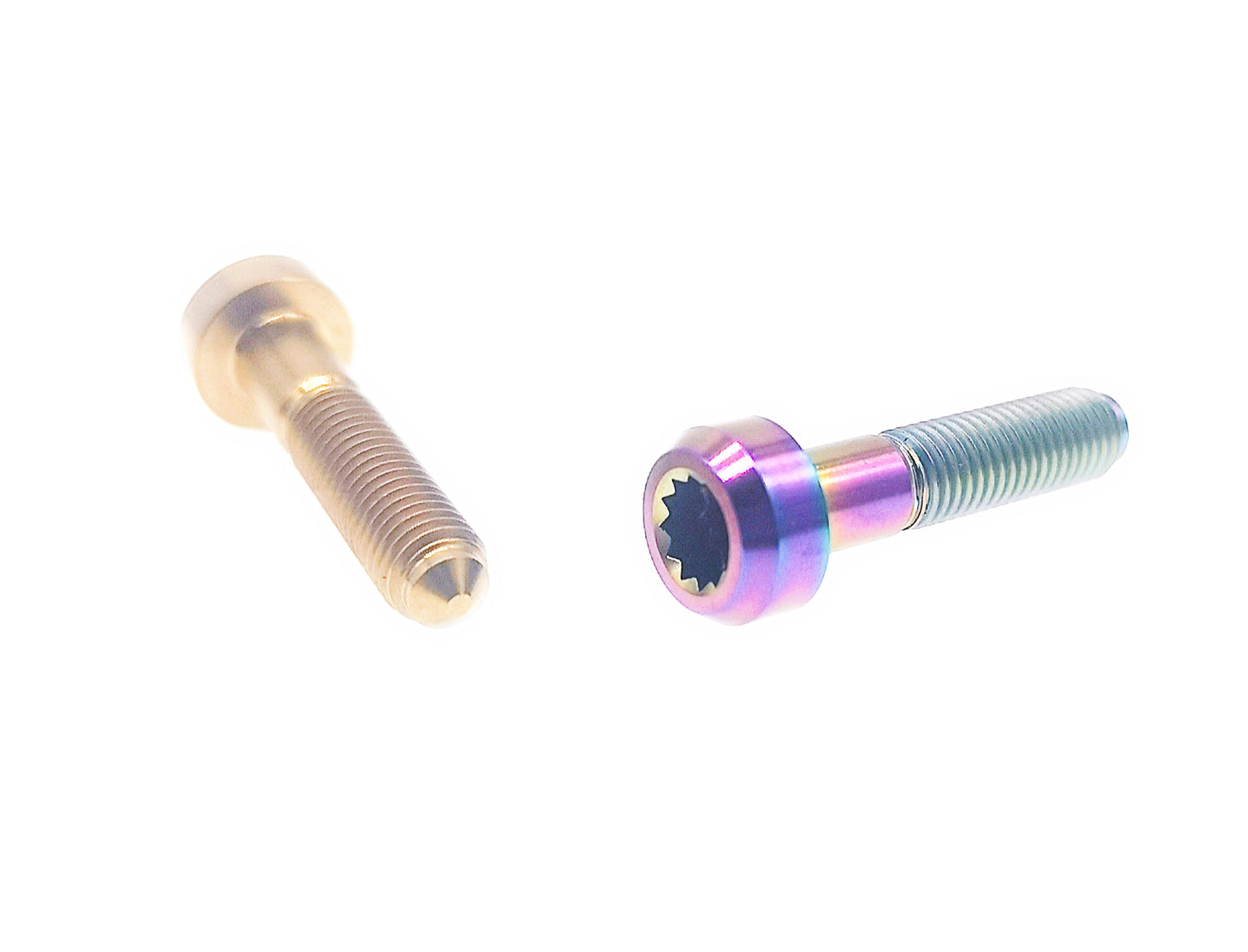 Titanium Bolt M7×1×24.5 32mm Inner 12point Flange Bolts  for Car Wheel hub screws,BBS specific,Pitch 1mm, by Tianswer