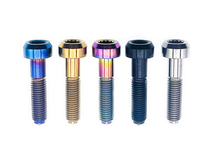 Titanium Bolt M7×1×24.5 32mm Inner 12point Flange Bolts  for Car Wheel hub screws,BBS specific,Pitch 1mm, by Tianswer