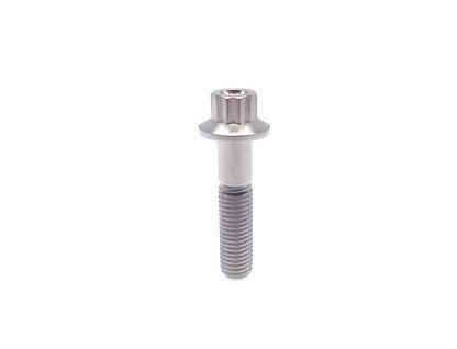 Titanium Bolt M7×32mm Bi-Hex/12point Flange Bolts for Car Wheel hub screws,BBS specific,Pitch 1mm, by Tianswer