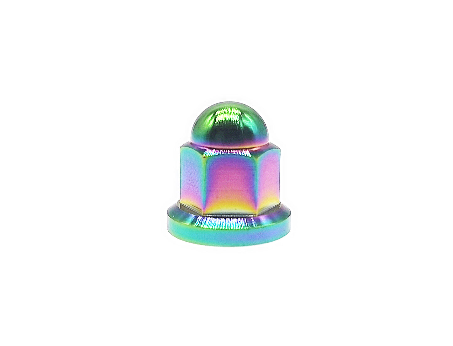 Titanium Nut M6 M8 M10 Dome Nut for Bike Motorcycle Car ,Pitch 1/1.25mm, by Tianswer