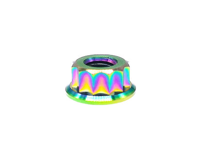 Titanium Nut M5 M6 M8 M10 M12  Bi-Hex/12point Flange Nut for Bike Motorcycle Car ,Pitch 0.8/1/1.25/1.5mm, by Tianswer