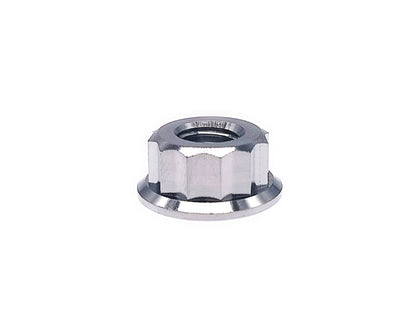 Titanium Nut M5 M6 M8 M10 M12  Bi-Hex/12point Flange Nut for Bike Motorcycle Car ,Pitch 0.8/1/1.25/1.5mm, by Tianswer