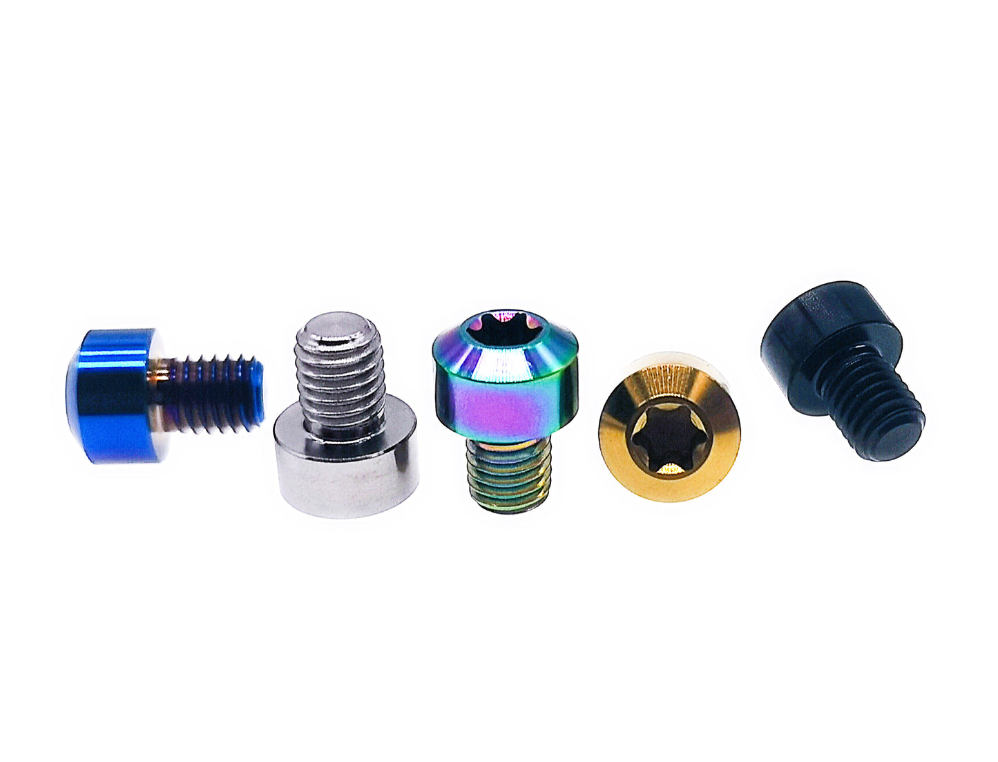 Titanium Bolt M8x10 15 20 25 30 35 40 45 50 55 60 65 70 75 80 85 90mm Chamfered column Torx head Screw for Motorcycle, Pitch 1mm,  by Tianswer