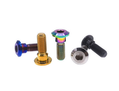 Titanium Bolt M8x20 22 25 30 35 40mm Hex Socket Head Screws for Motorcycle Suzuki Yamaha Disc Brake ,Pitch 1.25mm , by Tianswer