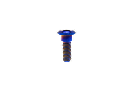 Titanium Bolt M8x20 22 25 30 35 40mm Hex Socket Head Screws for Motorcycle Suzuki Yamaha Disc Brake ,Pitch 1.25mm , by Tianswer