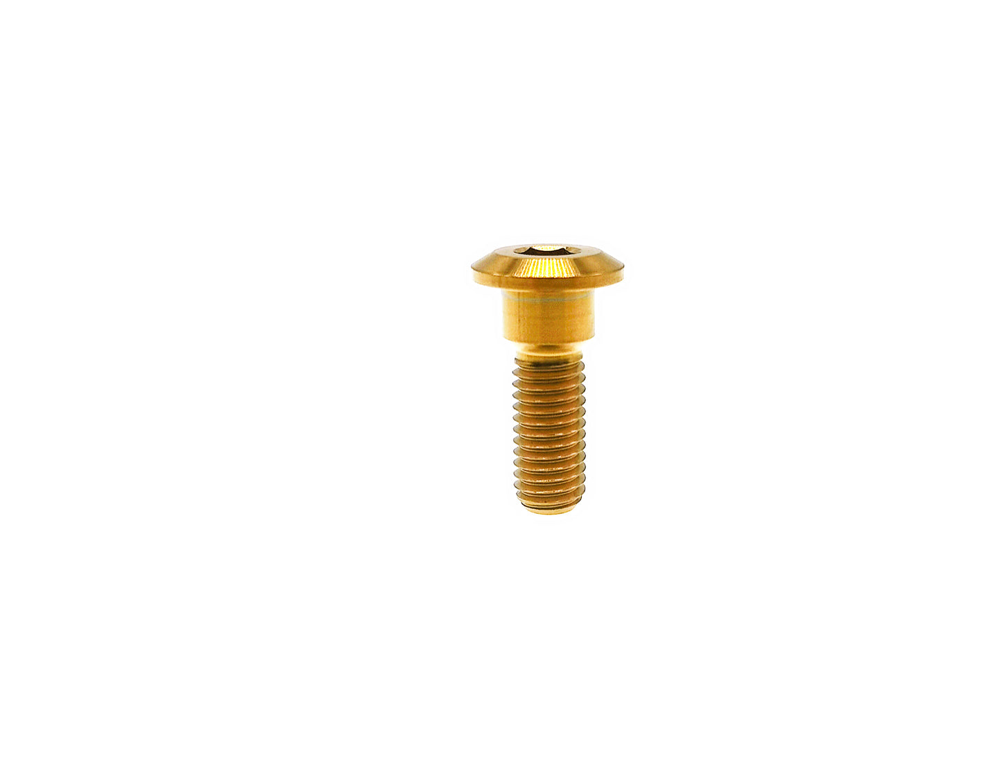 Titanium Bolt M8x20 22 25 30 35 40mm Hex Socket Head Screws for Motorcycle Suzuki Yamaha Disc Brake ,Pitch 1.25mm , by Tianswer