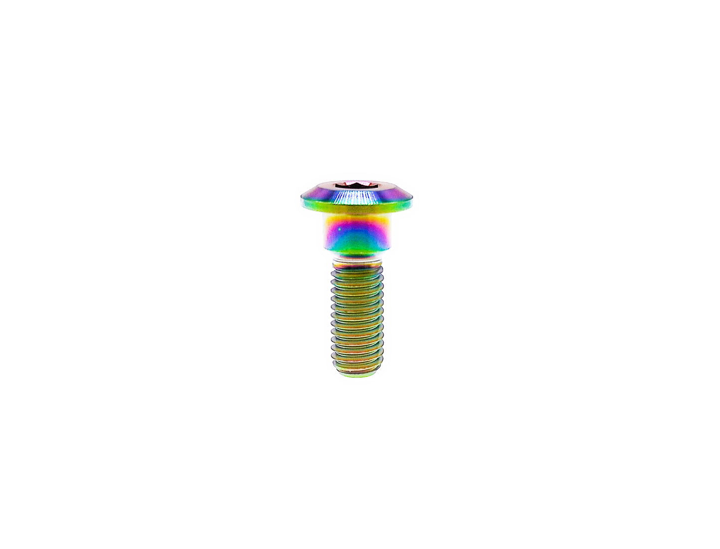 Titanium Bolt M8x20 22 25 30 35 40mm Hex Socket Head Screws for Motorcycle Suzuki Yamaha Disc Brake ,Pitch 1.25mm , by Tianswer