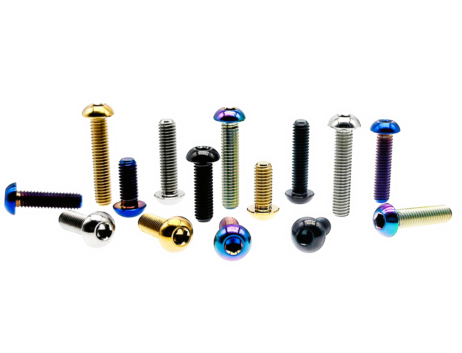 
Titanium M8 ISO7380 button head bolt Grade 5 by Tianswer