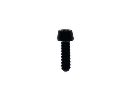 Black titanium M5 tapered head hex socket cap bolt for bike frame