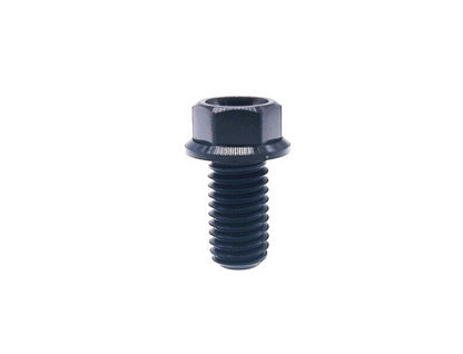 Black titanium M8 small flange hex head bolt for motorcycle brake